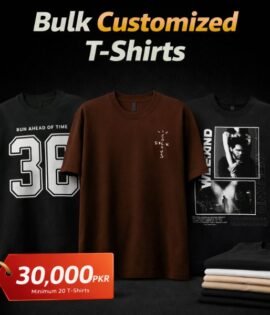 Bulk Customized Shirts Package (Minimum 20 Shirts)